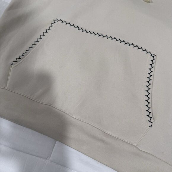 Men’s DR Social Club Contrast Stitch Hoodie – Off White Sz Large - Picture 6 of 10